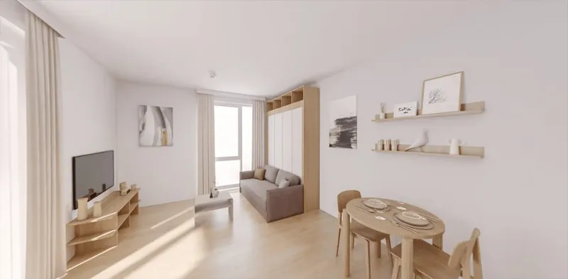 Modernes möbliertes Studio Medium mit Terrasse in Berlin-Britz — photo 1